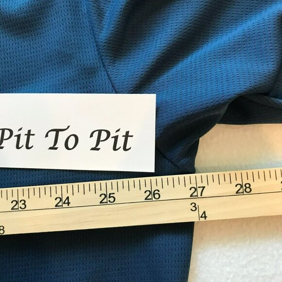 Grand Slam Airflow Men's 3-Button Golf Polo Shirt Sz XXL Navy Blue Short Sleeve - Picture 11 of 12